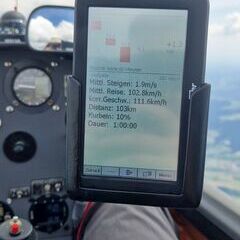 Flugwegposition um 13:13:38: Aufgenommen in der Nähe von Passau, Deutschland in 2201 Meter